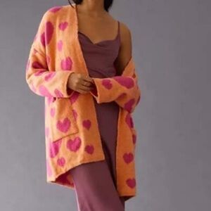 Maeve | size xs/small | heart cardigan